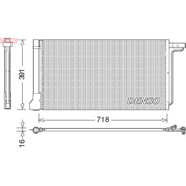 DENSO Klimaanlagenkühler DCN10028