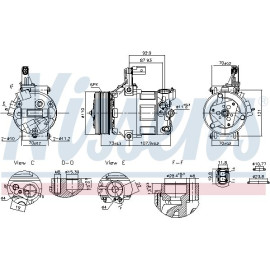 Nissens Klimakompressor PKW 891034 Nissens Klimakompressor PKW 891034