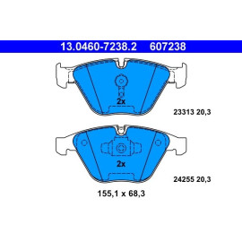 Bremsbelagsatz Bmw P. E90 320-325/E84 X1 07 13.0460-7238.2