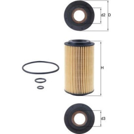 Mahle Original Ölfilter OX 153D3 Mahle Original Ölfilter OX 153D3