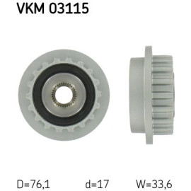 SKF Generatorfreilauf VKM 03115