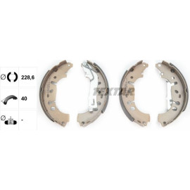 Bremsbacken Opel Corsa D/Grande Punto 1.0-1.4 91065400
