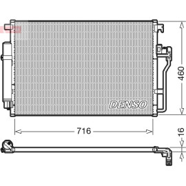 DENSO Klimaanlagenkühler DCN17008