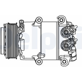 DELPHI Kompressor CS20466