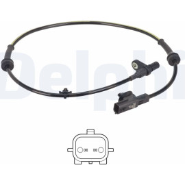 DELPHI Sensor, Raddrehzahl SS21257-12B1