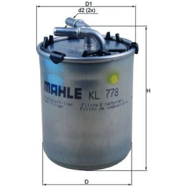 MAHLE Kraftstofffilter KL 778 MAHLE Kraftstofffilter KL 778