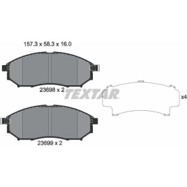 Bremsbelagsatz Nissan P. Navara/Pathfinder/Qashqai 2369801