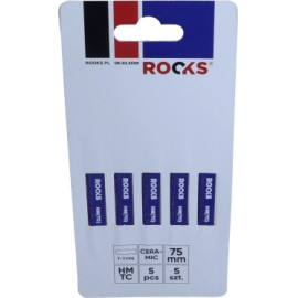 S Geblatt Fr Stichs Ge Hartmetall Hm(Tc), Typ T, Keramik, 75 mm, Set 5 Stk T150RIFF