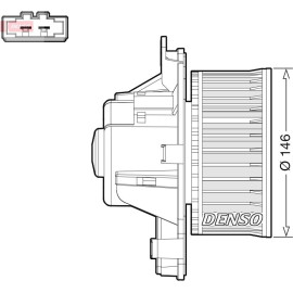 DENSO Innenraumgebläse DEA21014