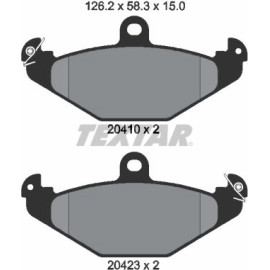 Textar Bremsbelagsatz 2041001 Textar Bremsbelagsatz 2041001