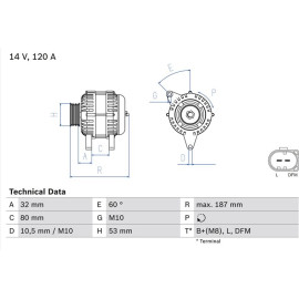 Lichtmaschine 0 986 046 520