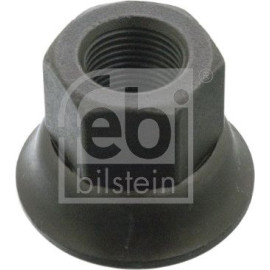 febi bilstein 02796 Radmutter – 3/4 Zoll - 16 UNF, Flachbund, SW 30 mm, Höhe 34 mm, OE 21668