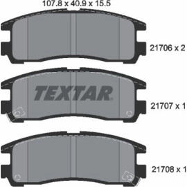 Textar Bremsbelagsatz 2170602 Textar Bremsbelagsatz 2170602