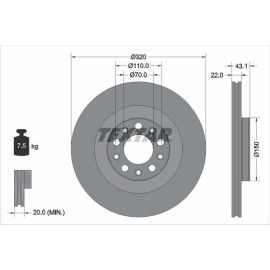 BREMSSCHEIBE 92337803 BREMSSCHEIBE 92337803