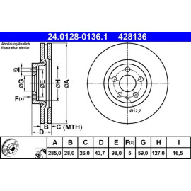 Bremsscheibe 24.0128-0136.1