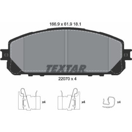 Bremsbelagsatz Jeep P. Cherokee 2.0 Crd 4X4 13- Gr 18.1 2207001