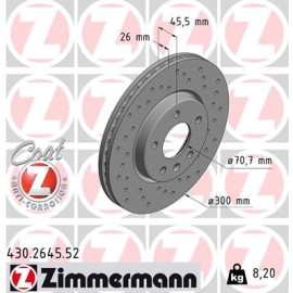 Bremsscheibe VA Sport 430.2645.52 Bremsscheibe VA Sport 430.2645.52