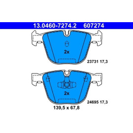 Bremsbelagsatz Bmw T. F01/F02 730-730 08 13.0460-7274.2