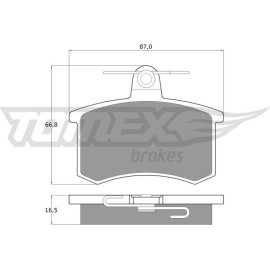 TX 10-62 TOMEX brakes Bremsbelagsatz, Scheibenbremse TX 10-62 TX 10-62 TOMEX brakes Bremsbelagsatz, Scheibenbremse TX 10-62