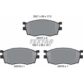 Bremsbelagsatz Hyundai P. Accent/Kia Rio 05 2431701