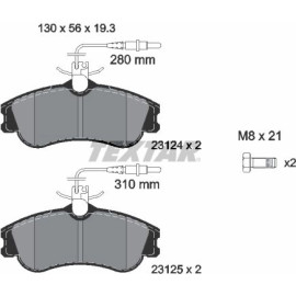 Bremsbelagsatz Citroen P. Berlingo/Partner 2312401