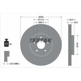 Bremsscheibe 92337603 Bremsscheibe 92337603