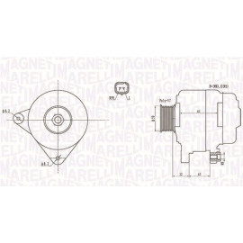 MAGNETI MARELLI Generator 063731959010