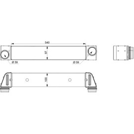 MAHLE Ladeluftkühler CI 79 000S