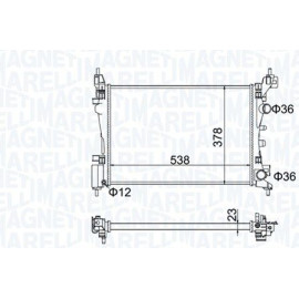 Magneti Marelli Motorkühler BM1867