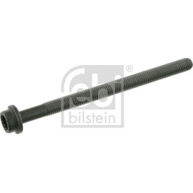 febi bilstein 26428 Zylinderkopfschraube M10 x 1,5 – Gesamtlänge: 150 mm, Länge unter Kopf: 141 mm, Gewindelänge: 120 mm, SW: 12 mm, Antrieb: Innenvielzahn, Bund-Ø: 20 mm, Anzahl Schrauben: 7, Stahl, phosphatiert, OE 022 103 384 M / 955 104 384 10
