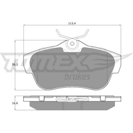 TX 15-94 TOMEX brakes Bremsbelagsatz, Scheibenbremse TX 15-94 TX 15-94 TOMEX brakes Bremsbelagsatz, Scheibenbremse TX 15-94