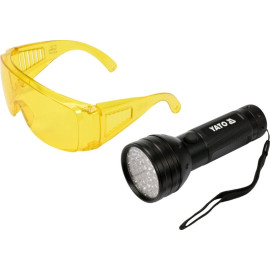 Satz Taschenlampe Uv 51 Led Und Gläser YT-08581