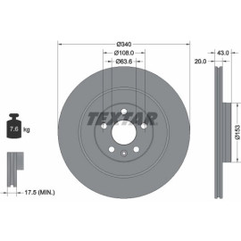 Bremsscheibe 92304503 Bremsscheibe 92304503