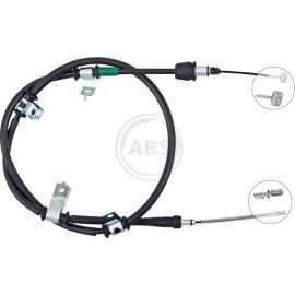 A.B.S. Handbremsseil Seilzug Festellbremse K16003