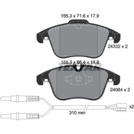Bremsbelagsatz Citroen P. C5/407 2433201