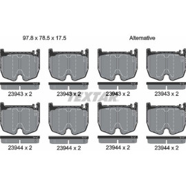 Bremsbelagsatz Db P. W220/R230 01 2394301