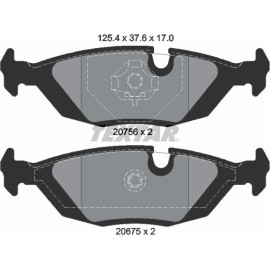 Textar Bremsbelagsatz 2067502 Textar Bremsbelagsatz 2067502