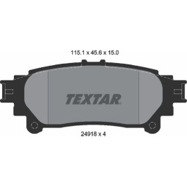 Bremsbelagsatz Lexus T. Rx 09 2491801