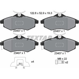 Textar Bremsbelagsatz 2340702 Textar Bremsbelagsatz 2340702
