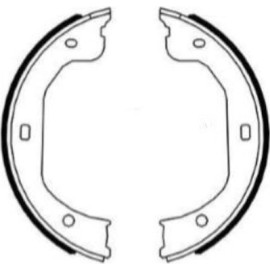 Bremsbackensatz, Feststellbremse 91087000