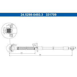 BREMSSCHLAUCH 24.5298-0493.3