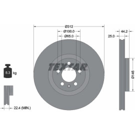 Bremsscheibe 92306405