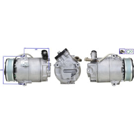 Kompressor, Klimaanlage 51-0418