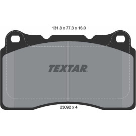 Bremsbelagsatz Mitsubishi P. Lancer Evo Viii/Ix Ohne Sensor Siehe Katalog 2309203