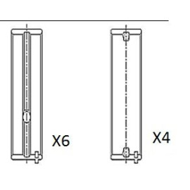 FAI AutoParts Kurbelwellenlager BM1044-STD