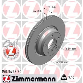 ZIMMERMANN Bremsscheibe 150.3428.20 ZIMMERMANN Bremsscheibe 150.3428.20