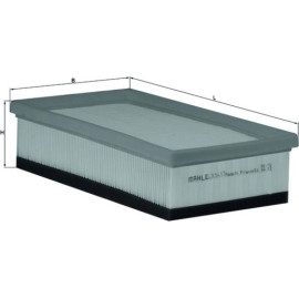 MAHLE Luftfilter LX 1617 MAHLE Luftfilter LX 1617