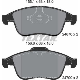 Bremsbelagsatz Renault P. Laguna 07- 2,0/3,0 Dci 2487001
