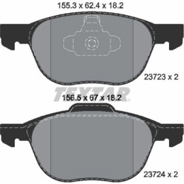 Textar Bremsbelagsatz 2372301 Textar Bremsbelagsatz 2372301