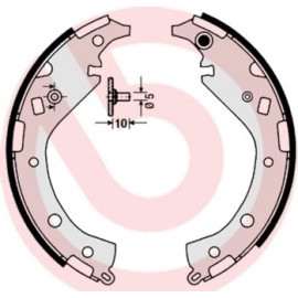 Bremsbackensatz HA S 83 549